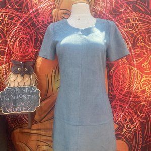Design Lab Lord & Taylor Faux Suede Tunic Dress – Size M